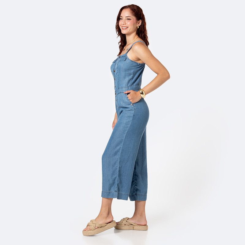 ENTERIZOS OVERALL CRISYELA DENIM MUJER - 3