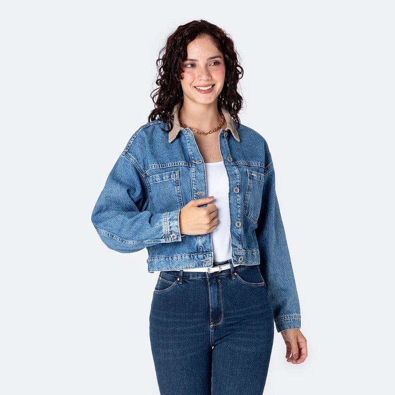 CASACA RYTHA DENIM MUJER - 1