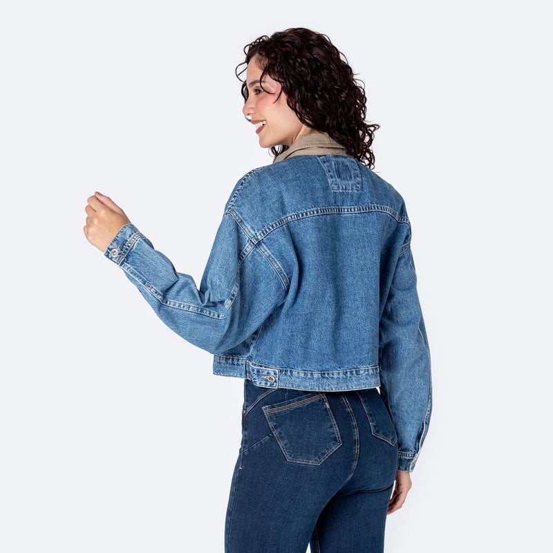 CASACA RYTHA DENIM MUJER - 3