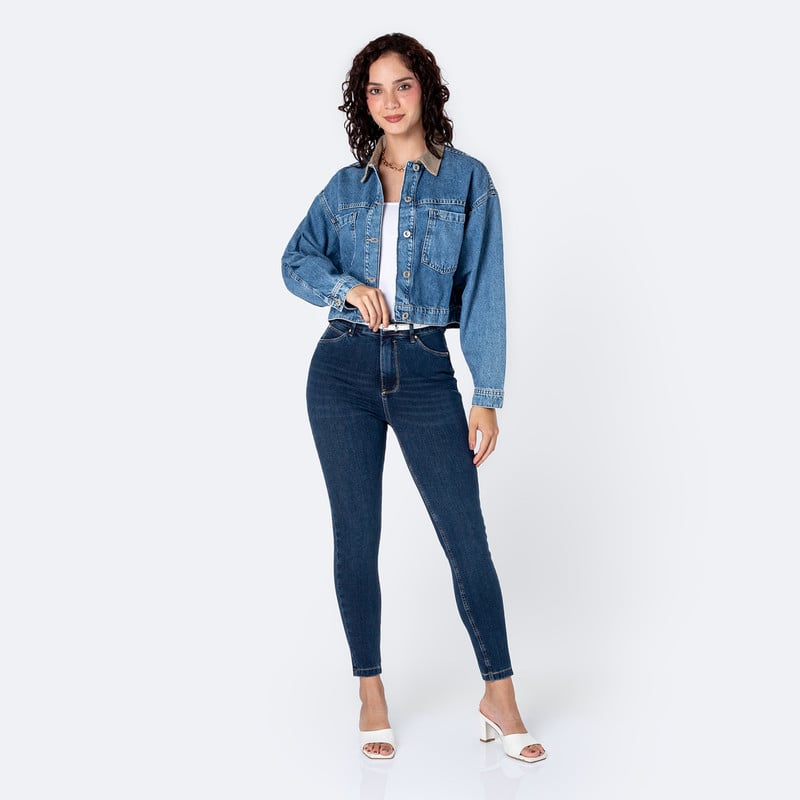 CASACA RYTHA DENIM MUJER - 4