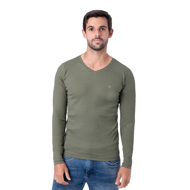 POLOS MODA RUSBET RIB LYCRADO HOMBRE - 1