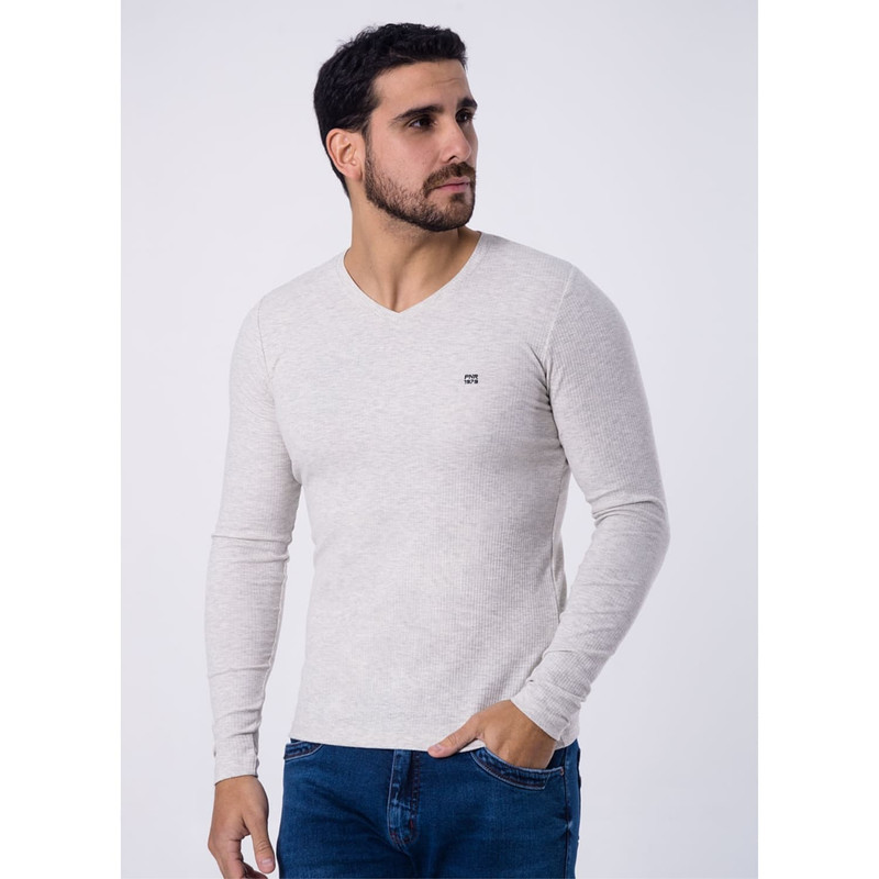POLOS MODA RUSBET RIB LYCRADO HOMBRE - 1