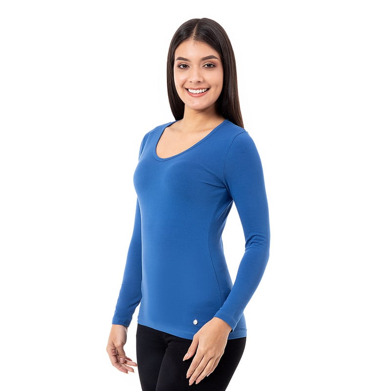 POLOS BASICO MIRIAM JERSEY FULL LYCRA MUJER - 2