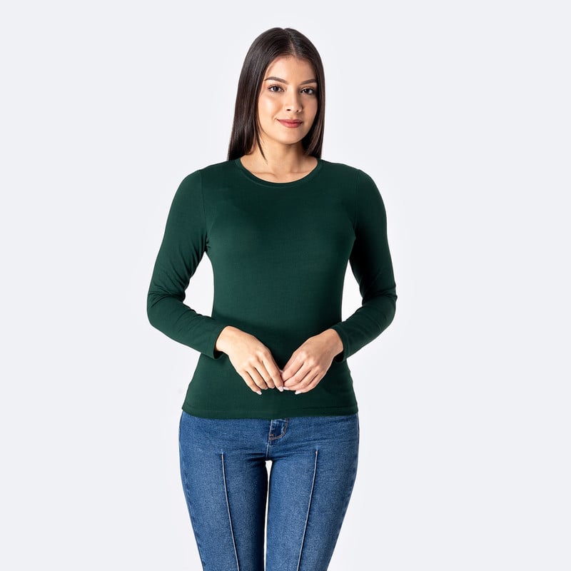 POLOS BASICO MONICA JERSEY FULL LYCRA MUJER - 1