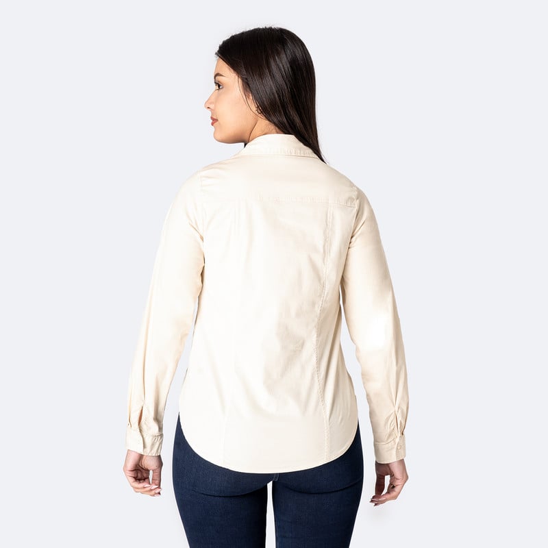 BLUSAS MODA ALBAA POPELINA STRETCH MUJER - 4