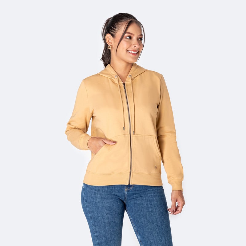 POLERAS ZIPPER MAFER FRANELA MUJER - 1