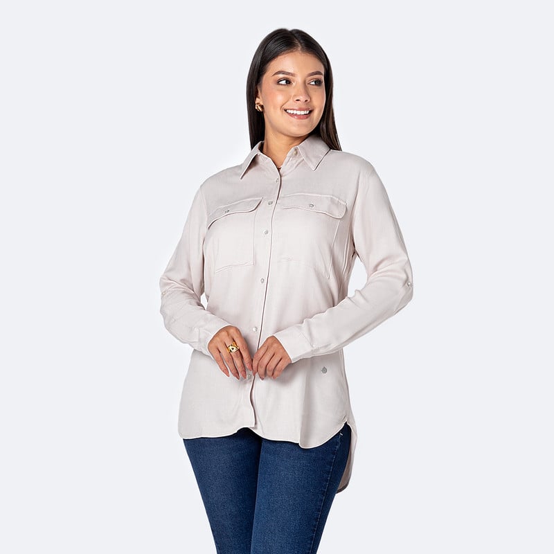 BLUSAS MODA VALENTINHA POPELINA MUJER - 1