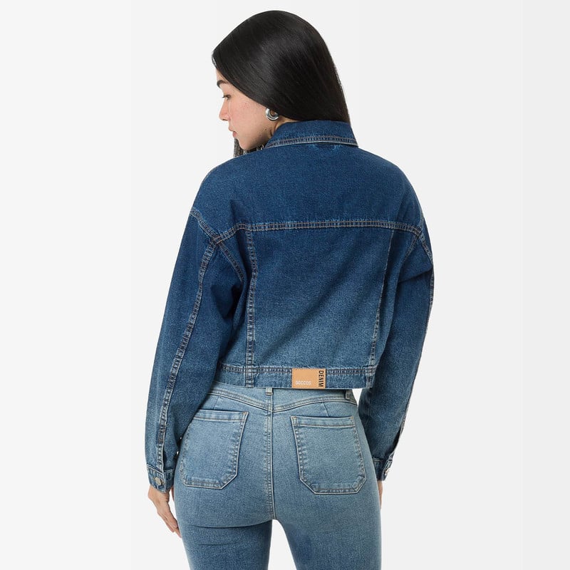 CASACA SAOR C DENIM MUJER - 3