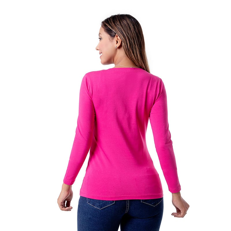 POLOS BASICO MONICA JERSEY FULL LYCRA MUJER - 3