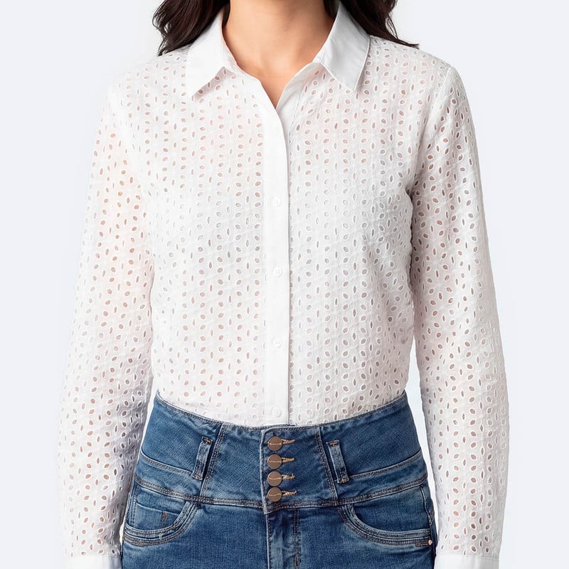BLUSAS MODA MARIELE1 BRODERY MUJER - 2