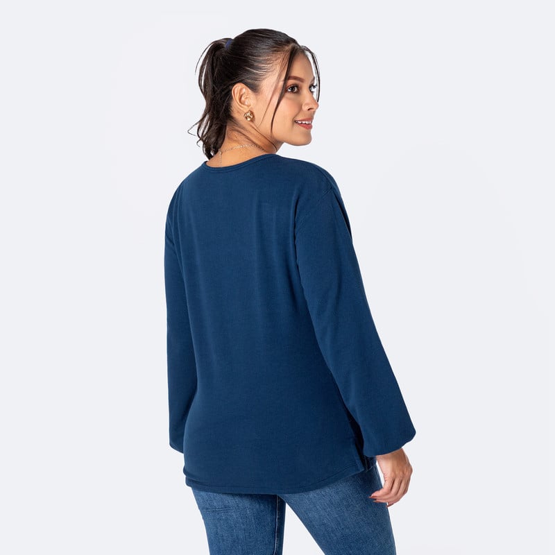 POLERAS CUELLO REDONDO KAYLET_S FRANELA MUJER