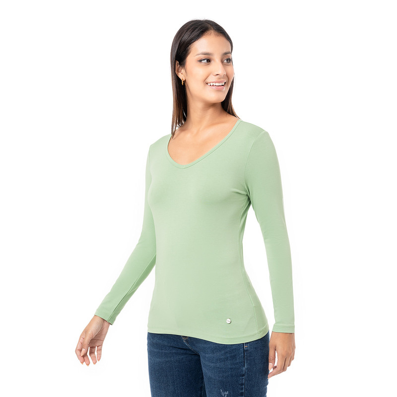 POLOS BASICO MIRIAM JERSEY FULL LYCRA MUJER - 2