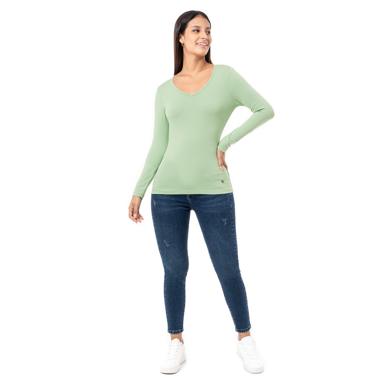 POLOS BASICO MIRIAM JERSEY FULL LYCRA MUJER - 5