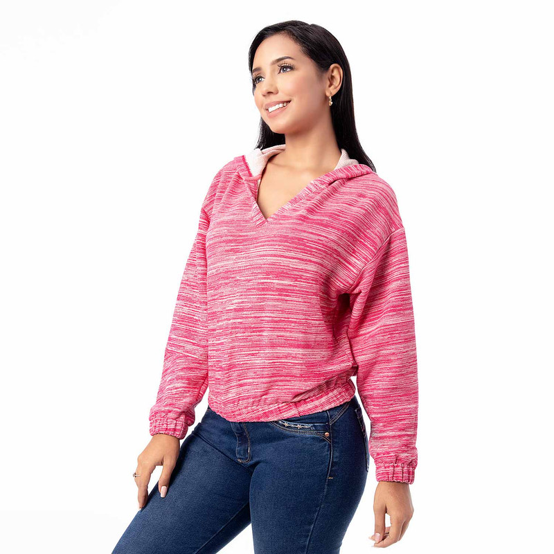 POLERAS HOODIE SEVENTY9_S FRENCH TERRY MUJER - 2
