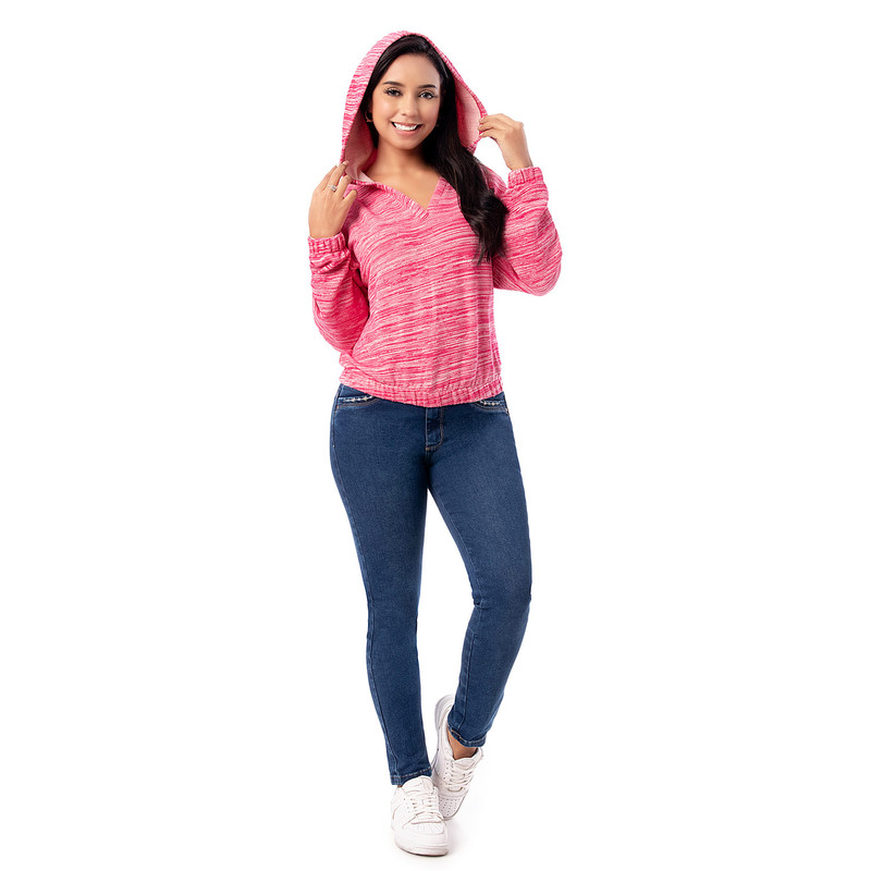 POLERAS HOODIE SEVENTY9_S FRENCH TERRY MUJER - 4