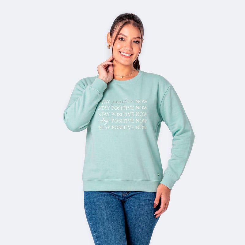 POLERAS HOODIE YARINA FRENCH TERRY MUJER - 1