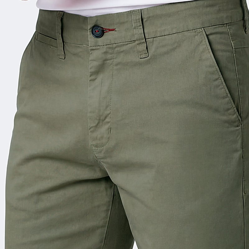 SHORTS BASICO RENATHO DRILL STRETCH HOMBRE - 4