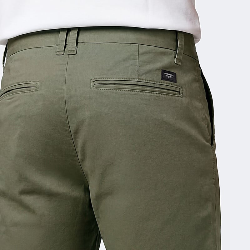 SHORTS BASICO RENATHO DRILL STRETCH HOMBRE - 5