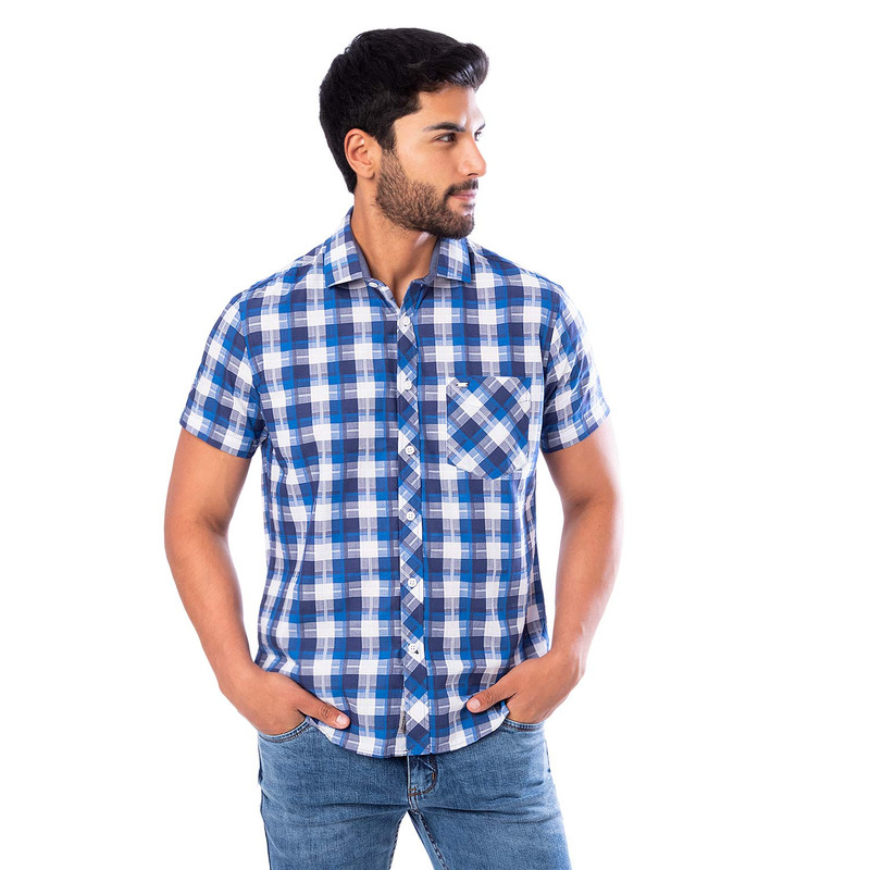 CAMISA CLASICO LARSEN C-MC CUADROS HOMBRE - 1