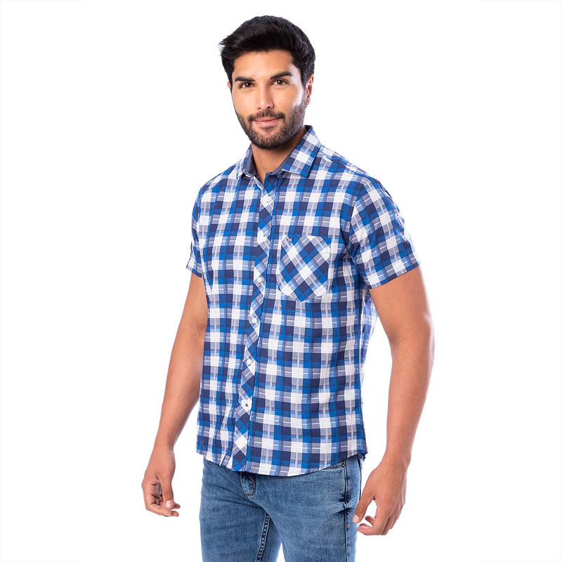 CAMISA CLASICO LARSEN C-MC CUADROS HOMBRE - 2