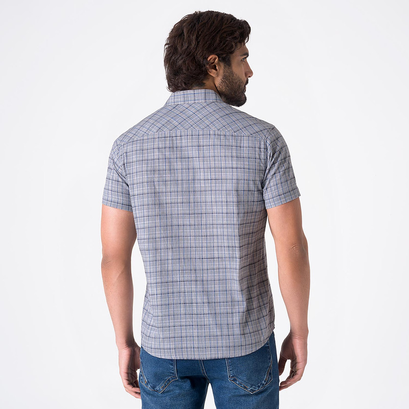 CAMISA CLASICO LARSEN C-MC CUADROS HOMBRE - 3