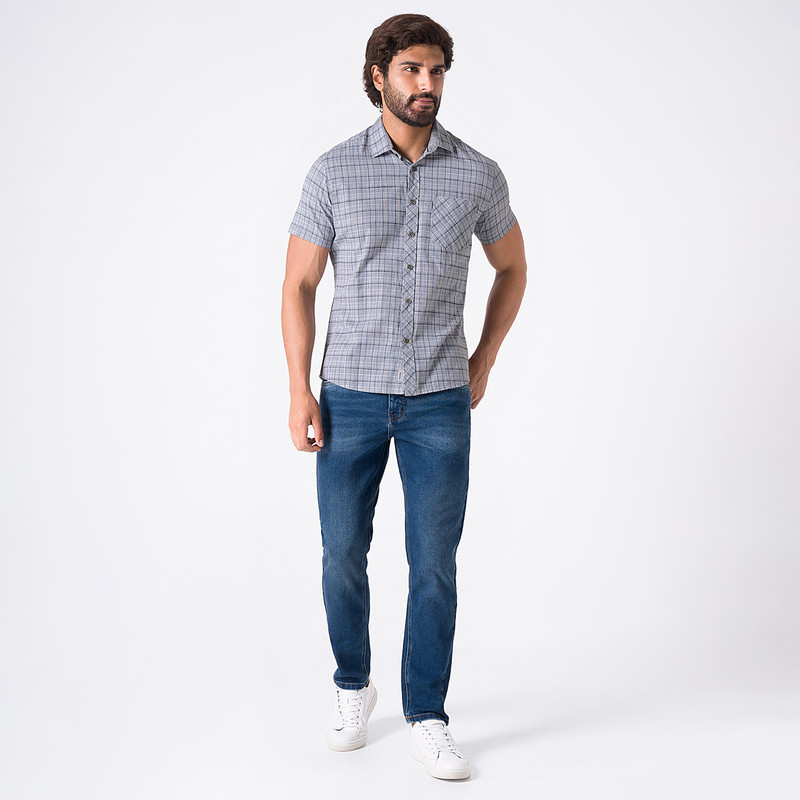CAMISA CLASICO LARSEN C-MC CUADROS HOMBRE - 4