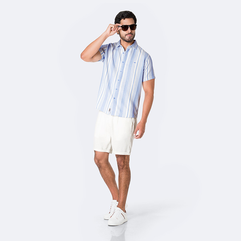 CAMISA CLASICO PIEDRO LISTADA HOMBRE - 4