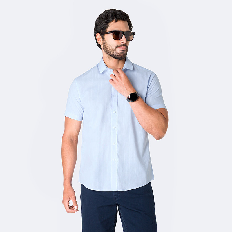 CAMISA CLASICO KARMMELO LINO HOMBRE - 1