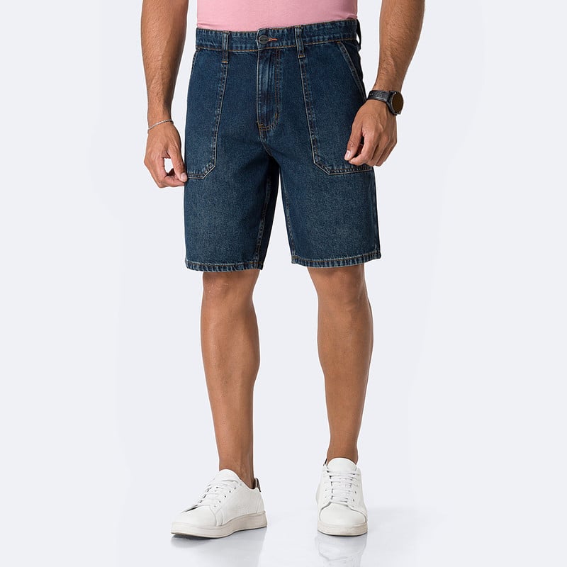 SHORTS BERMUDA UTKU DENIM HOMBRE - 1