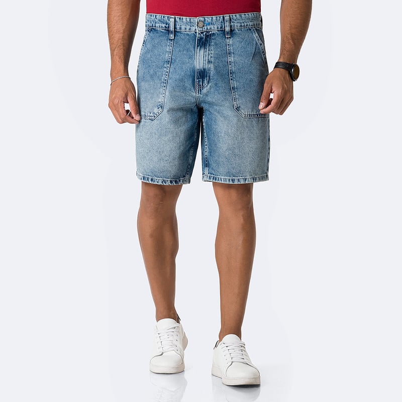SHORTS BERMUDA UTKU DENIM HOMBRE - 1