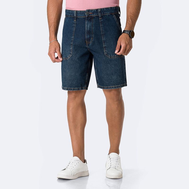 SHORTS BERMUDA UTKU DENIM HOMBRE - 1
