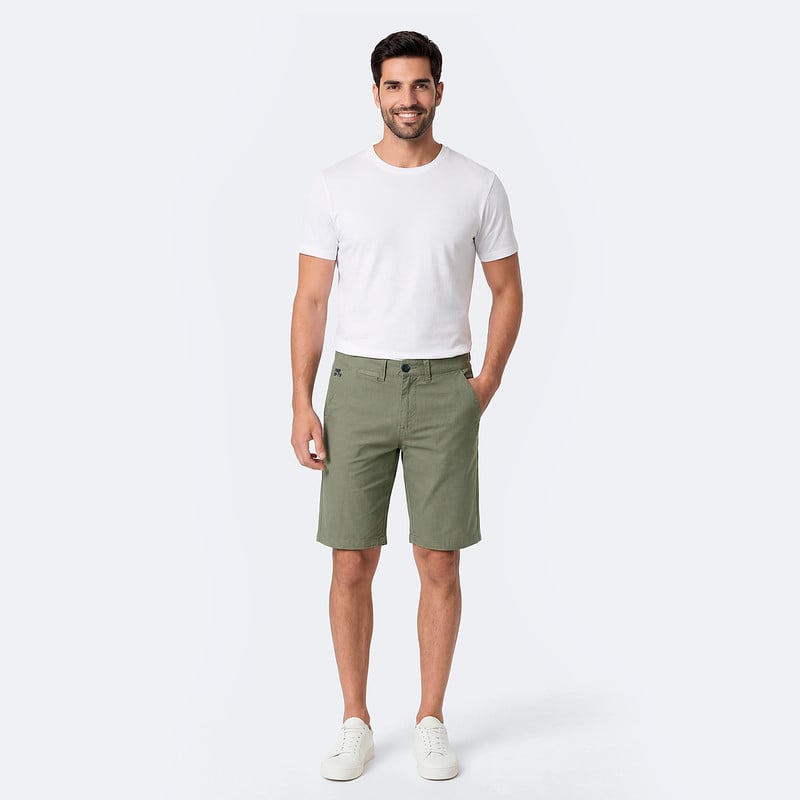 SHORTS BASICO RENATHO DRILL HOMBRE - 2