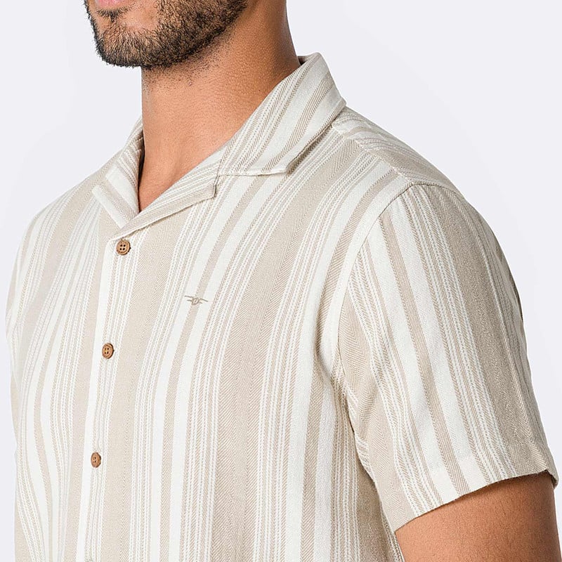 CAMISA MODA GREGORH LISTADA HOMBRE - 2