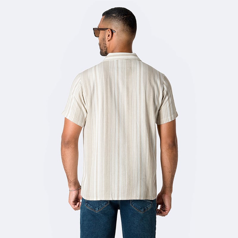 CAMISA MODA GREGORH LISTADA HOMBRE - 3