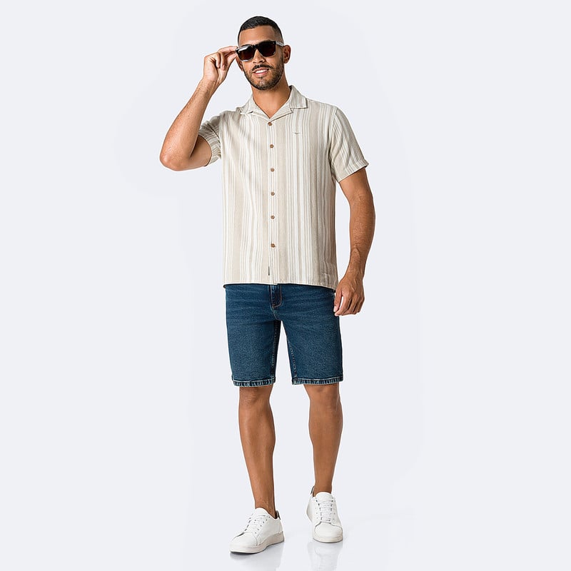 CAMISA MODA GREGORH LISTADA HOMBRE - 4
