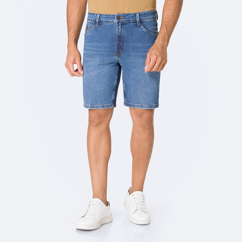 SHORTS BERMUDA DEVUR DENIM STRETCH HOMBRE - 1
