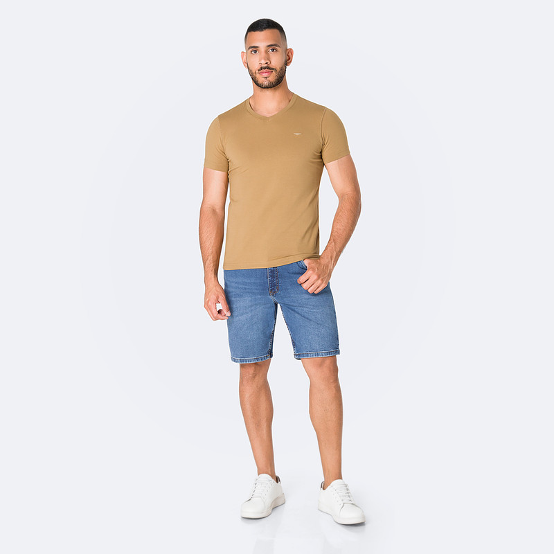 SHORTS BERMUDA DEVUR DENIM STRETCH HOMBRE - 2