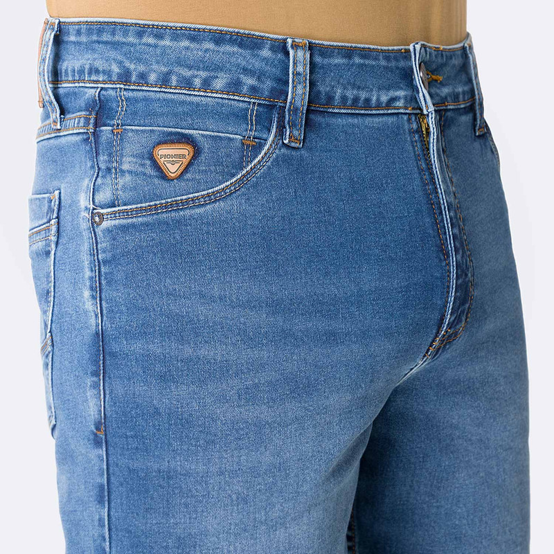 SHORTS BERMUDA DEVUR DENIM STRETCH HOMBRE - 4