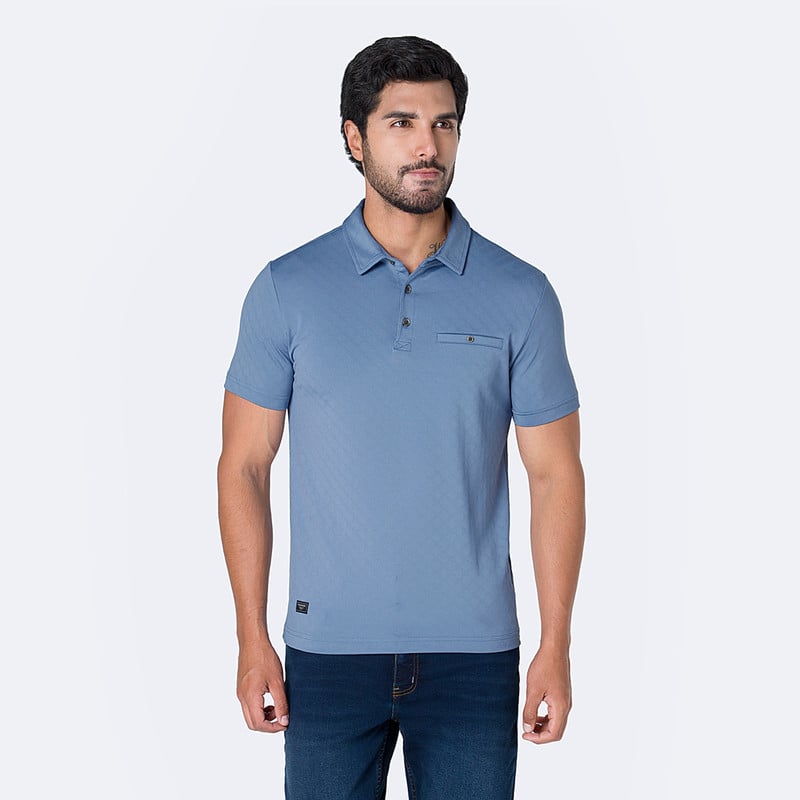 POLO BOX MODA CEMAL JERSEY JACQUARD HOMBRE - 1