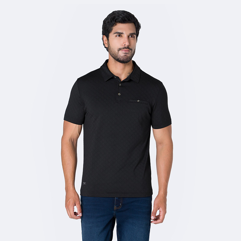 POLO BOX MODA CEMAL JERSEY JACQUARD HOMBRE - 1