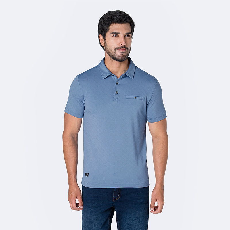 POLO BOX MODA CEMAL JERSEY JACQUARD HOMBRE - 1