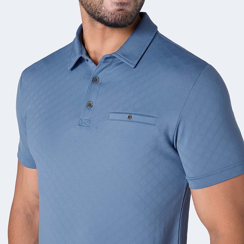 POLO BOX MODA CEMAL JERSEY JACQUARD HOMBRE - 2