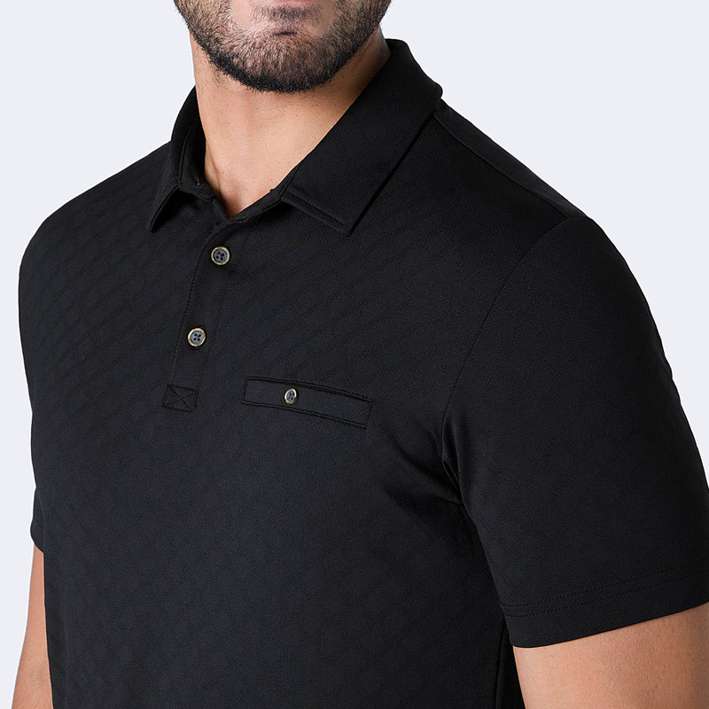 POLO BOX MODA CEMAL JERSEY JACQUARD HOMBRE - 2