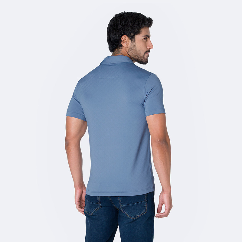 POLO BOX MODA CEMAL JERSEY JACQUARD HOMBRE - 3