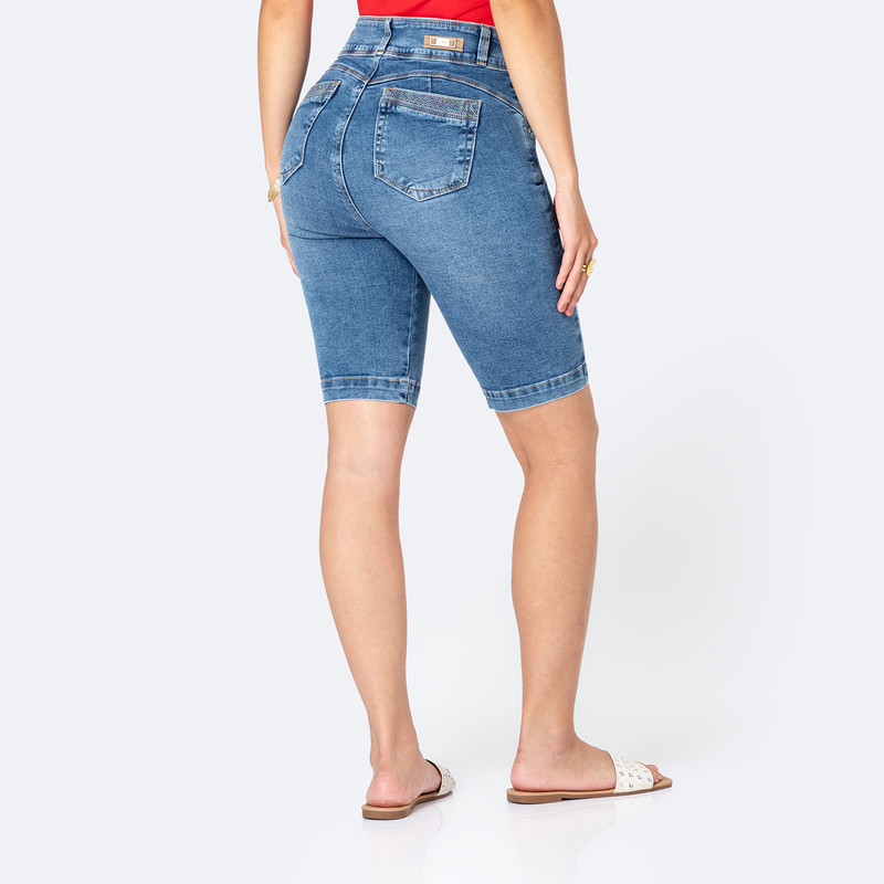 CROPPED SNICKER ZALOMI DENIM STRETCH MUJER - 3