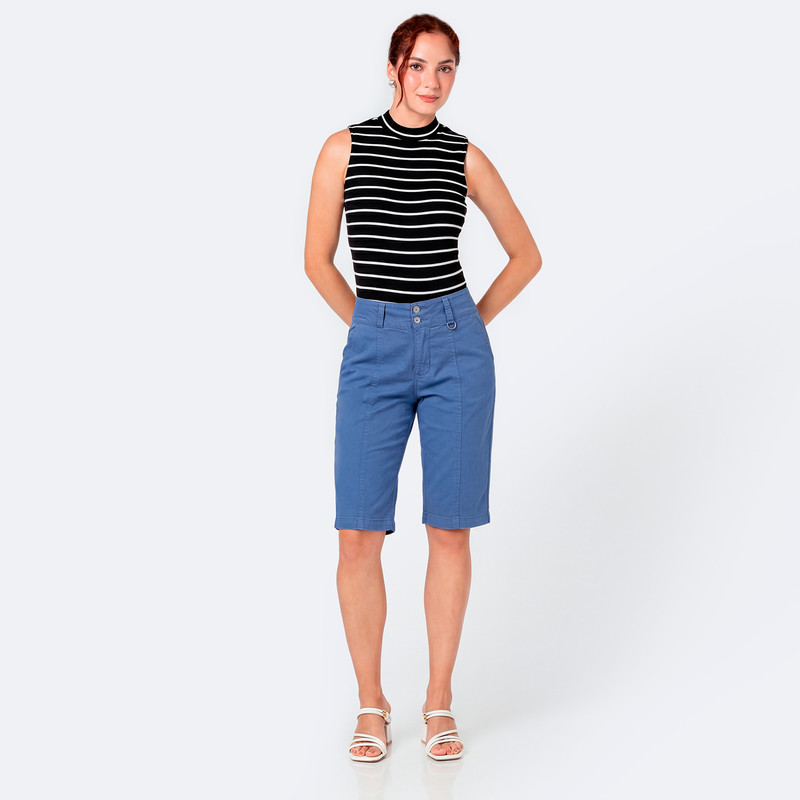 CROPPED CROPPED KATLEYA DRILL STRETCH MUJER - 2