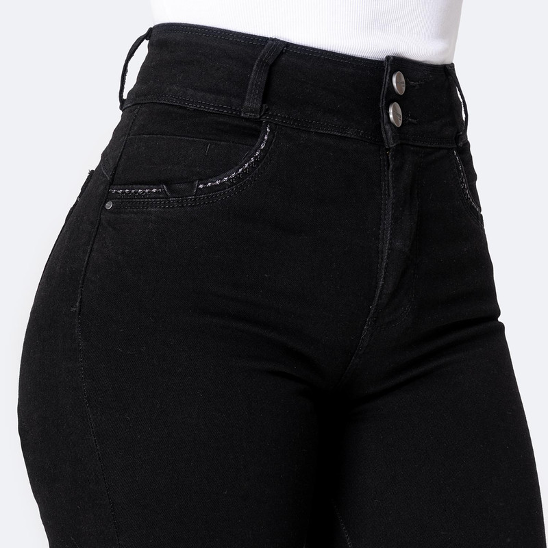 CROPPED CROPPED KELENI DENIM STRETCH MUJER - 4
