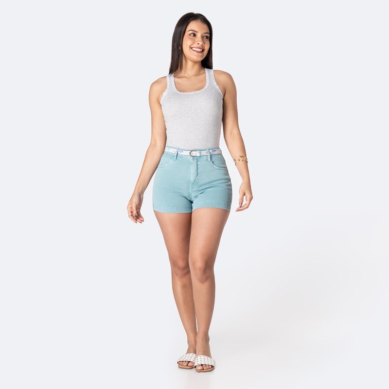 SHORTS SHORT MARAH DRILL STRETCH MUJER - 2