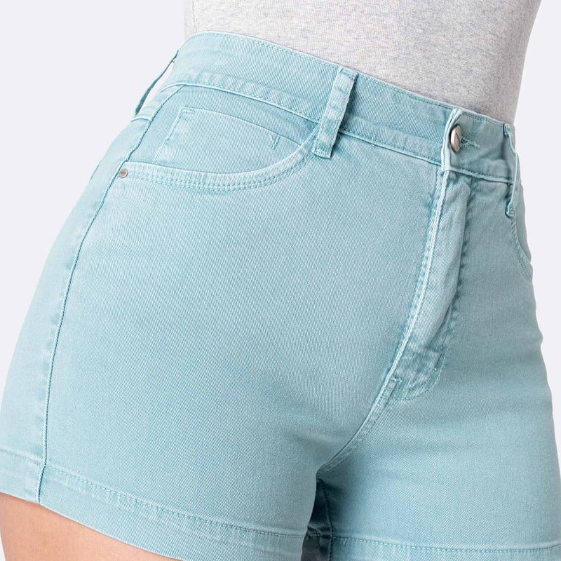 SHORTS SHORT MARAH DRILL STRETCH MUJER - 4