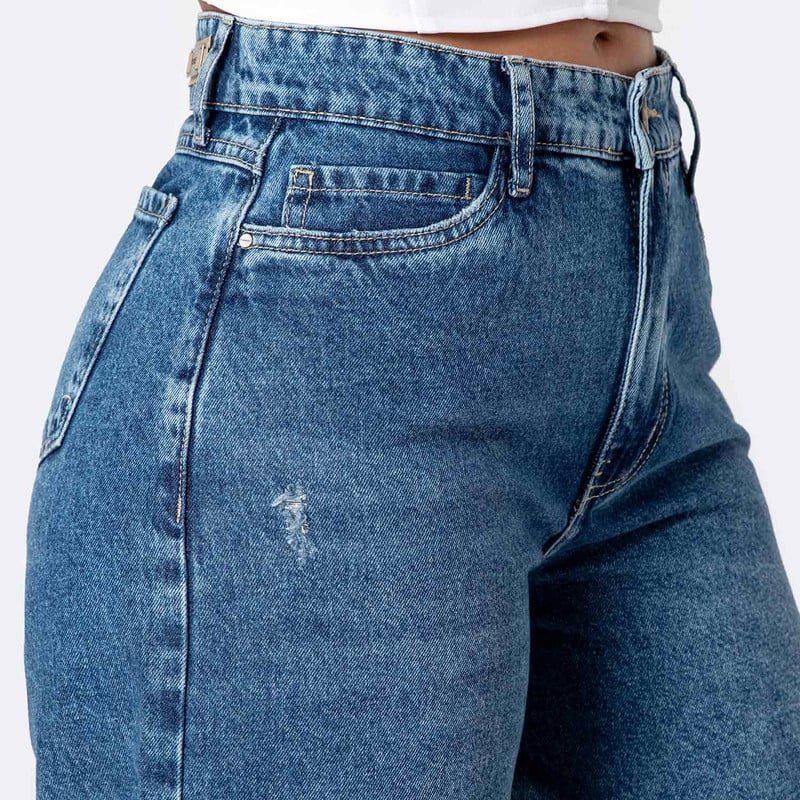 CROPPED JORTS THYARA DENIM MUJER - 4